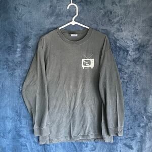 Vintage 2000s The Julie Show Grey Long sleeve Casual T-Shirt Mens‎ Size Large